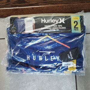 New! 2-Pack Hurley Youth Lightweight Hoodie & Tee Kangaroo Pockets select size!!